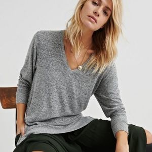 Lucky Brand Cloud Jersey V Neck Tunic